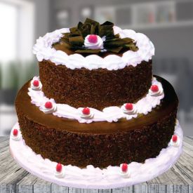 2 Tier-Black Forest Cake